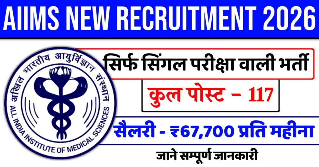 AIIMS Recruitment 2026
