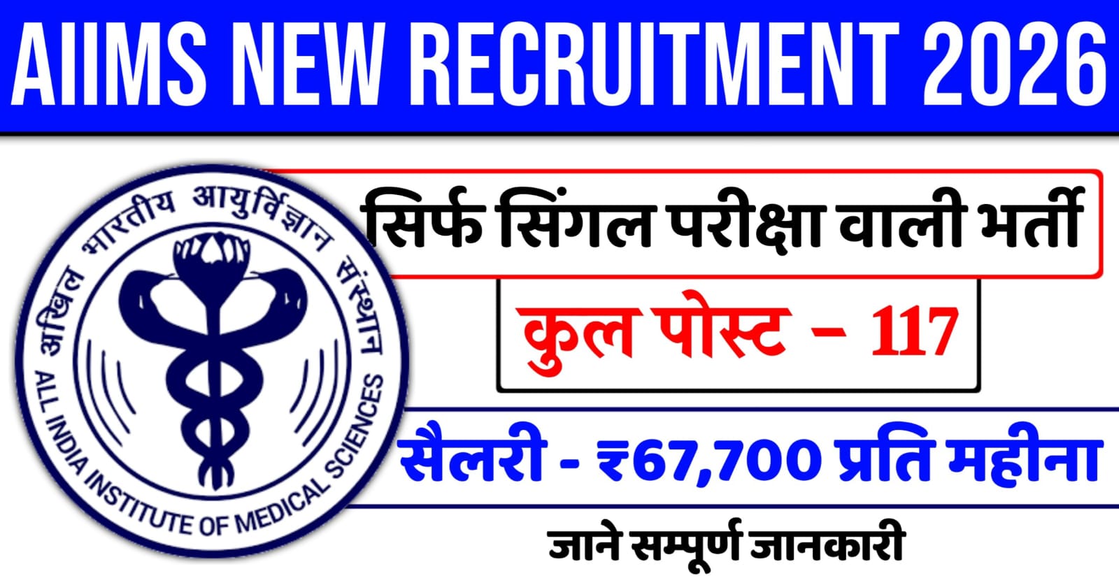 AIIMS Recruitment 2026