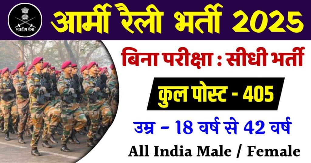 Army Relly Bharti 2025