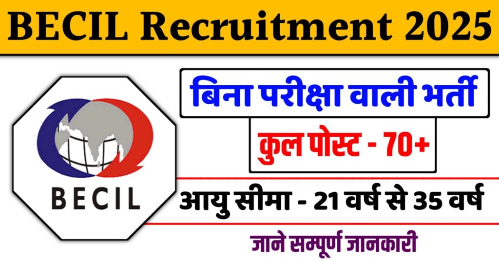 BECIL Recruitment 2025