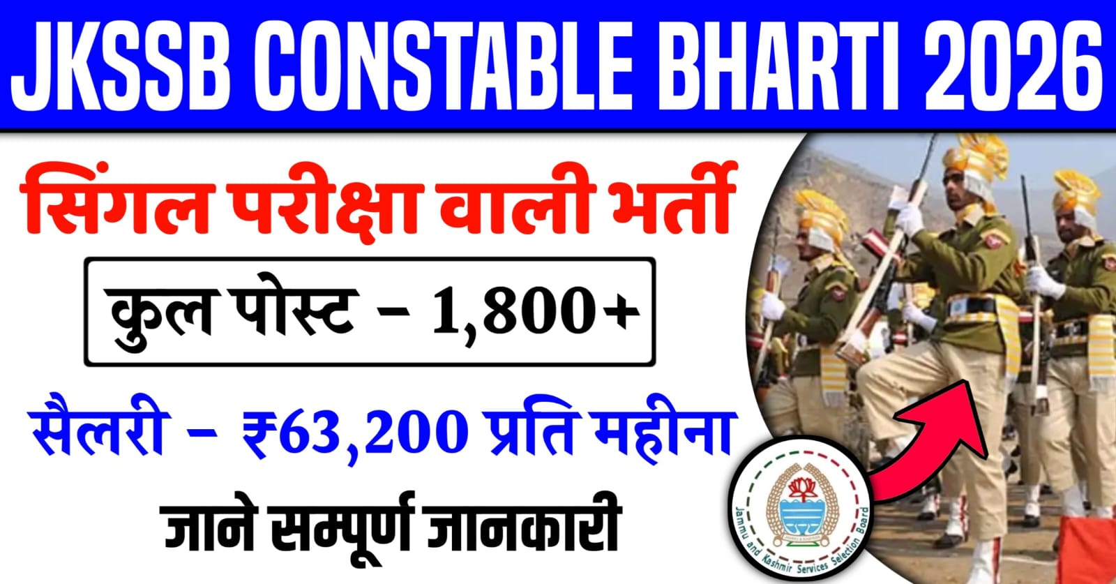 JKSSB Constable Recruitment 2026