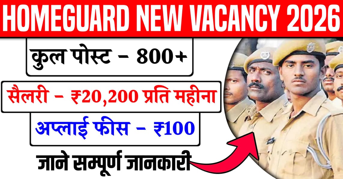 Jharkhand Home Guard Vacancy 2026