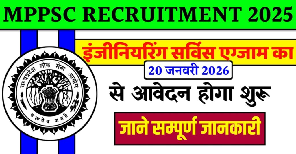 MPPSC Recruitment 2026