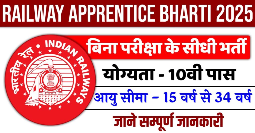Railway Apprentice Bharti 2025