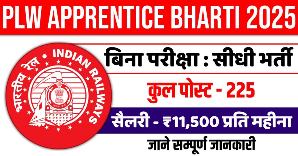 Railway PLW Vacancy 2025