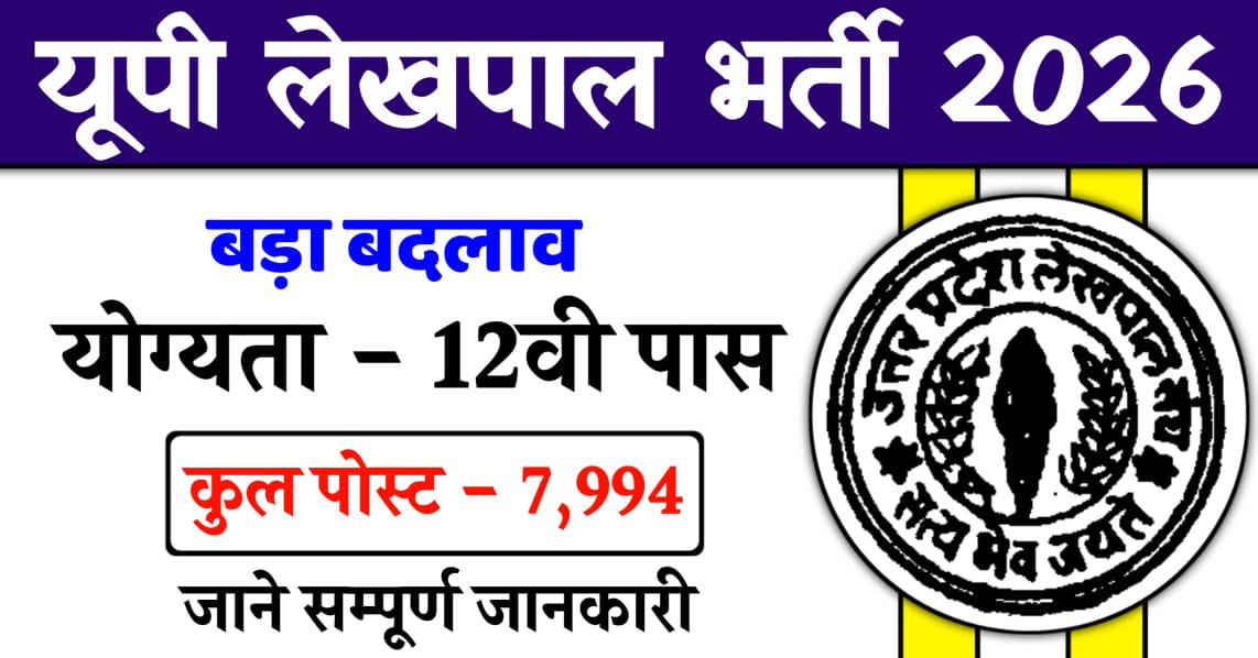 UP Lekhpal Vacancy 2026