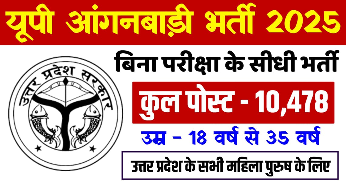 Up Anganbadi Bharti 2025