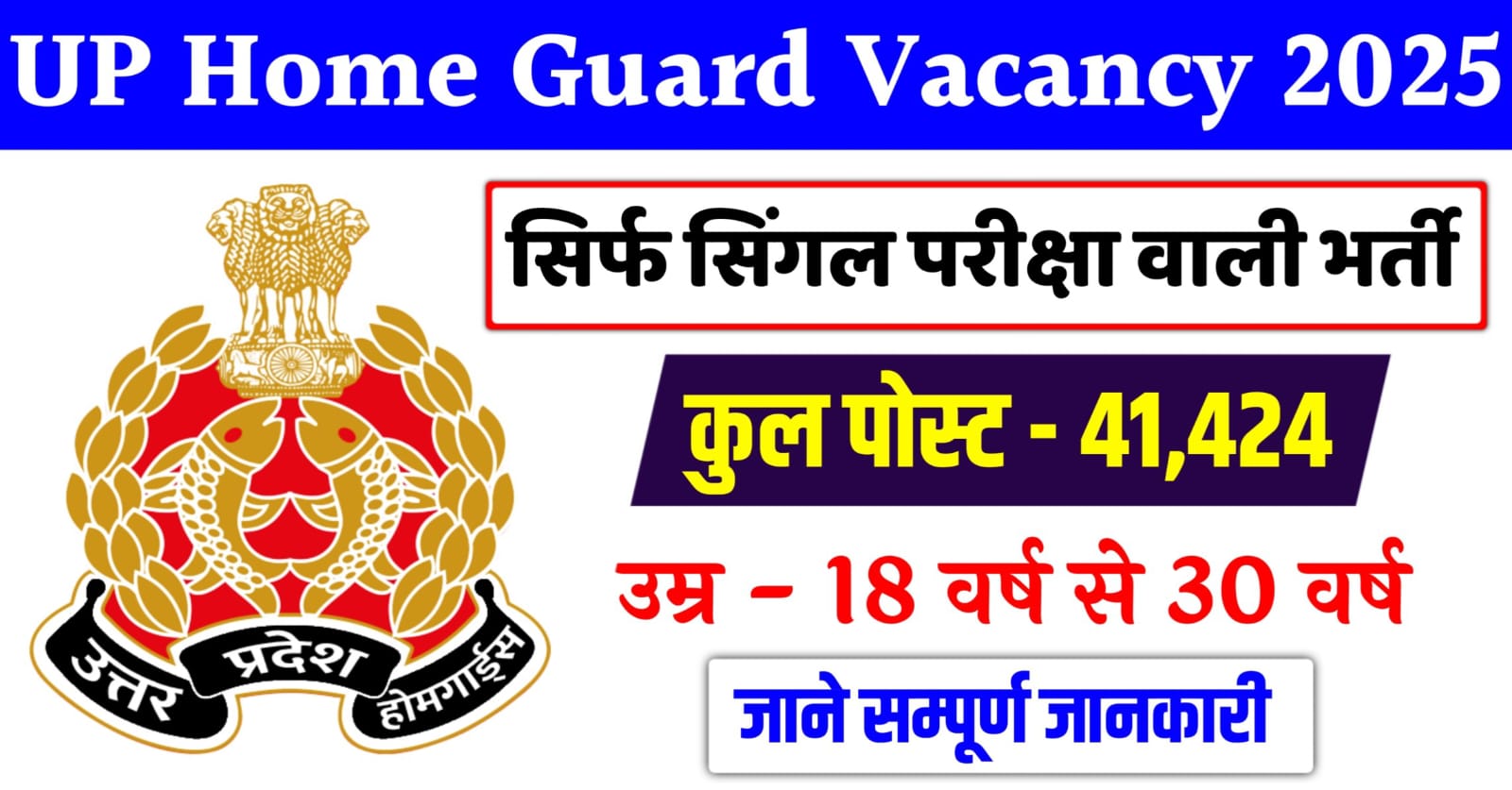 Up Home Guard Bharti 2025