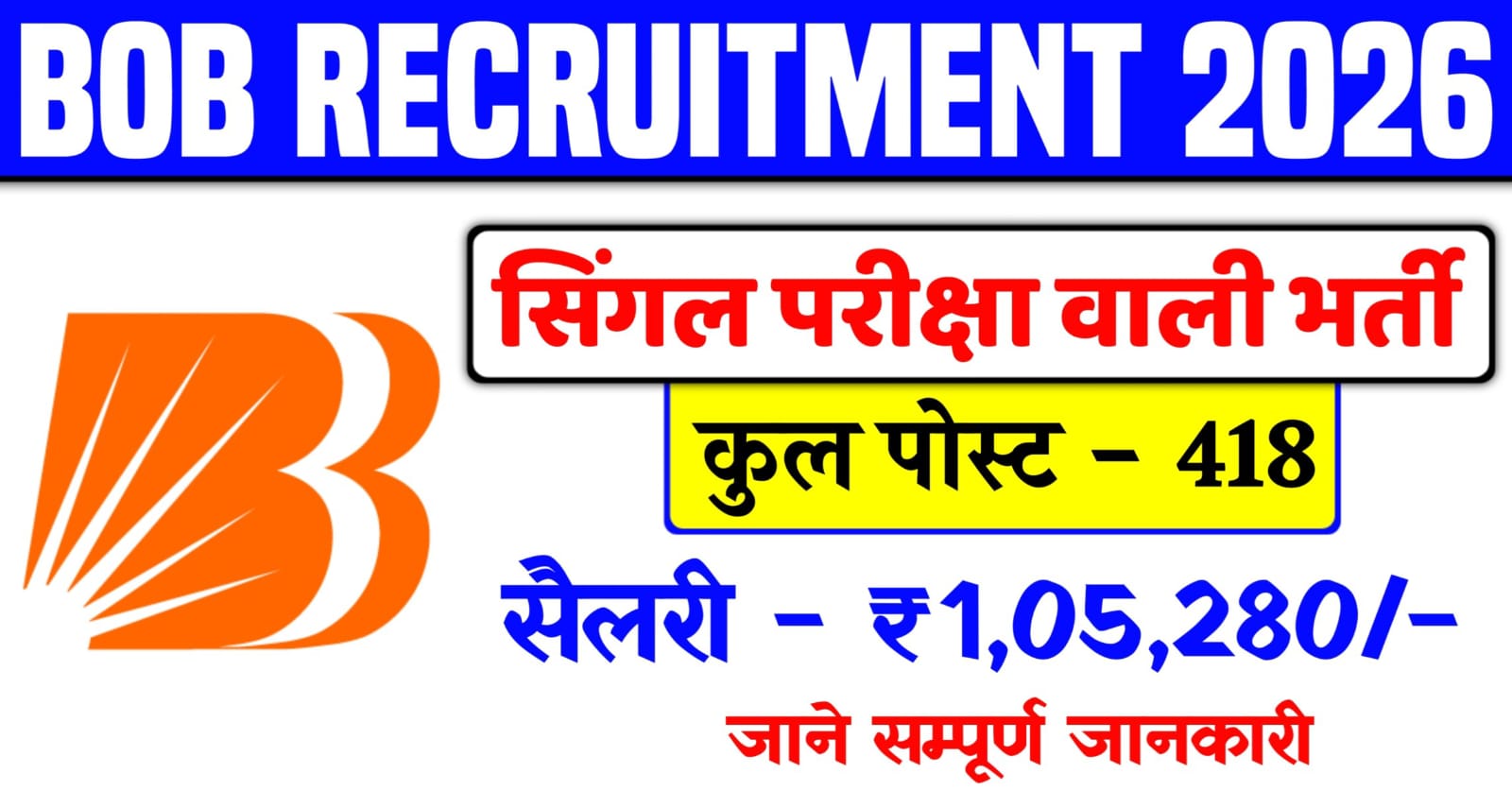 BOB Recruitment 2026