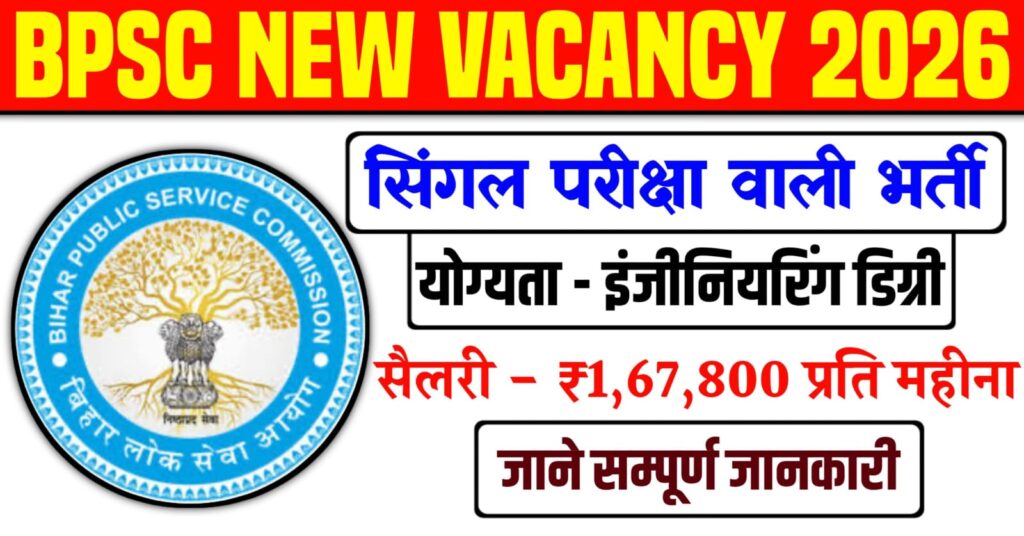 BPSC Vacancy 2026