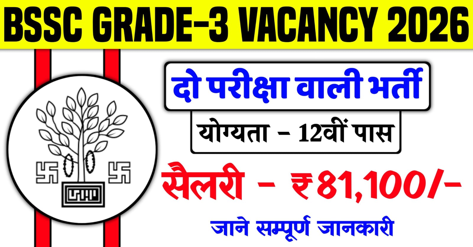 BSSC Grade 3 Recruitment 2026
