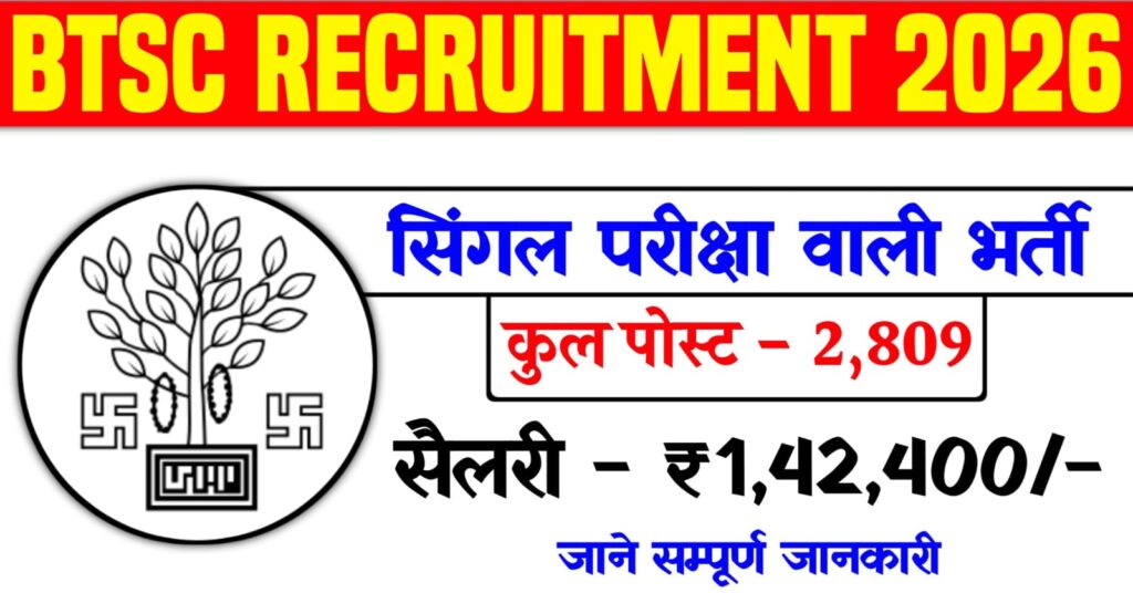 BTSC Recruitment 2026