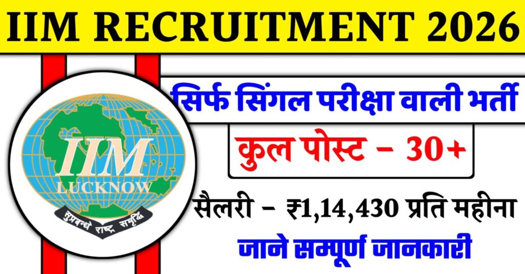 IIM Recruitment 2026