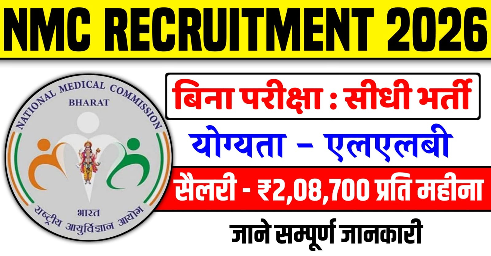 NMC Recruitment 2026