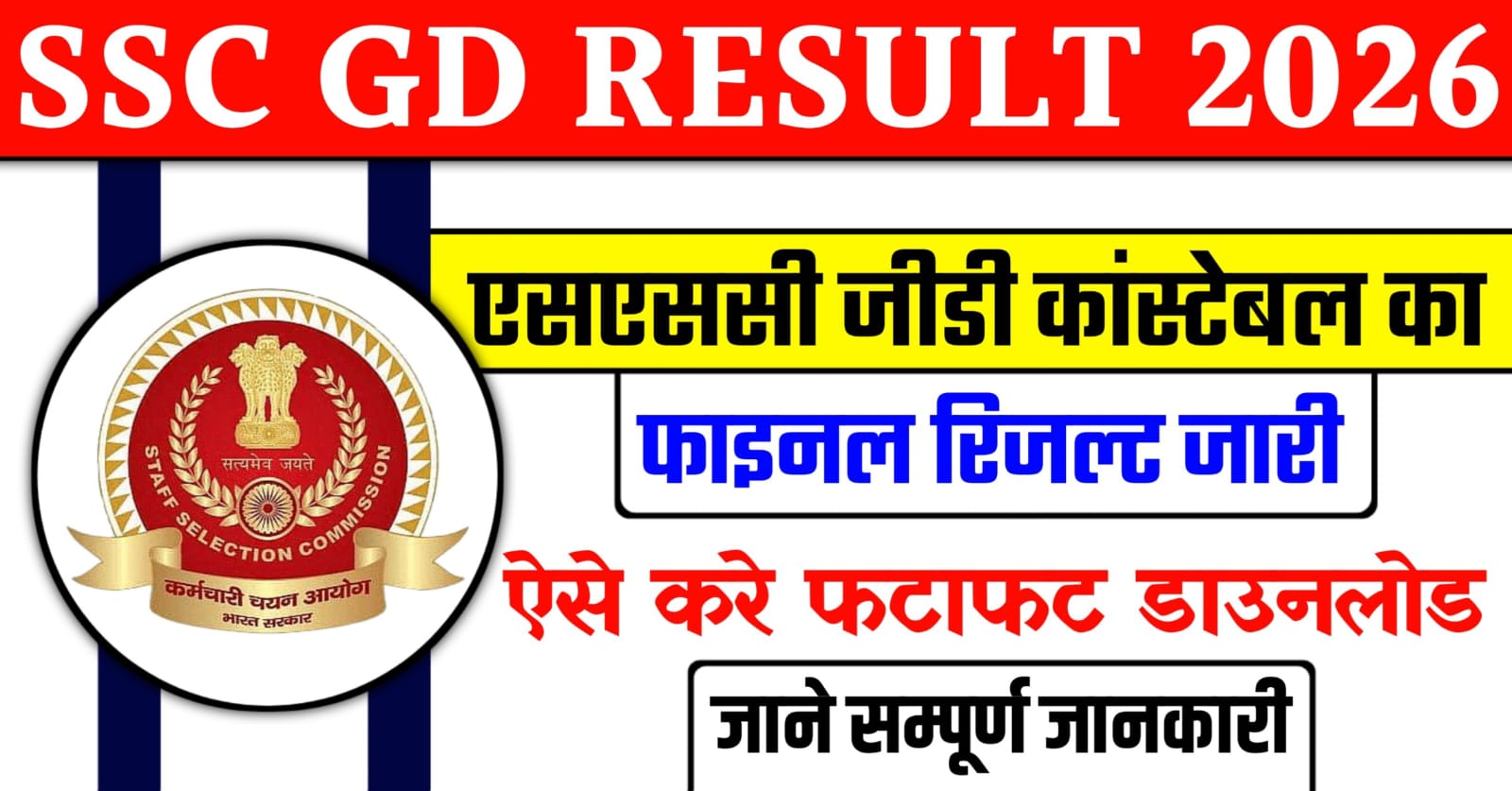 SSC GD Result 2026