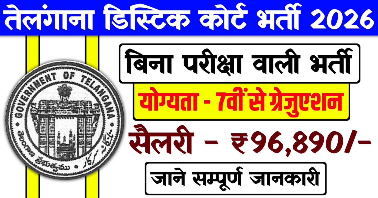 Telangana District Court Recruitment 2026