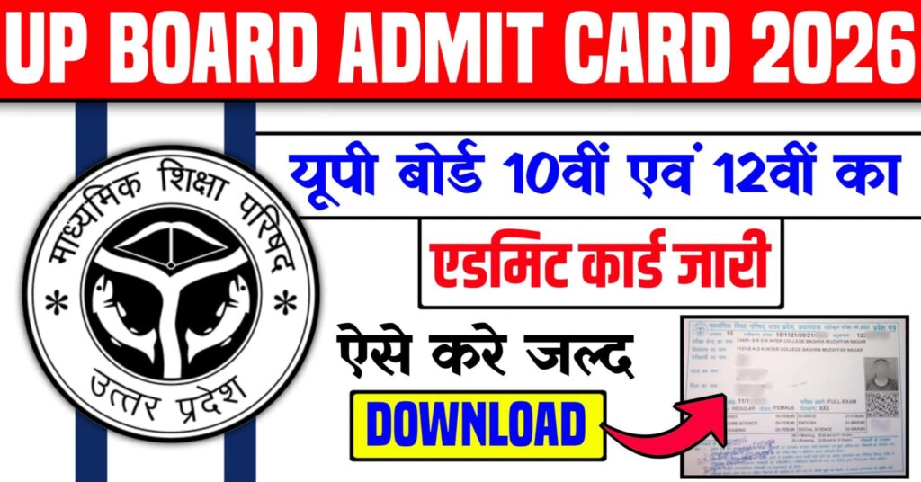 UP Board Admit Card 2026