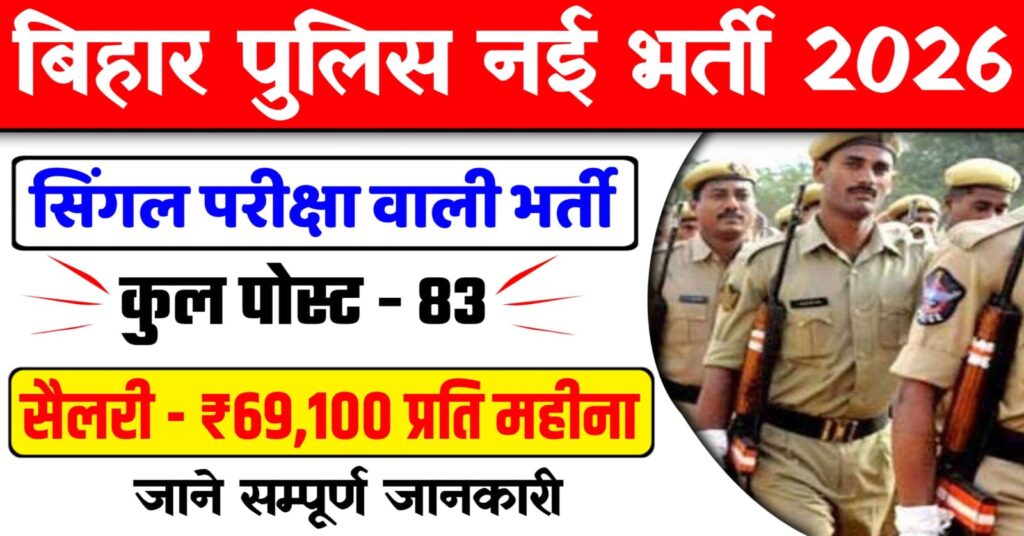 Bihar Police Vacancy 2026