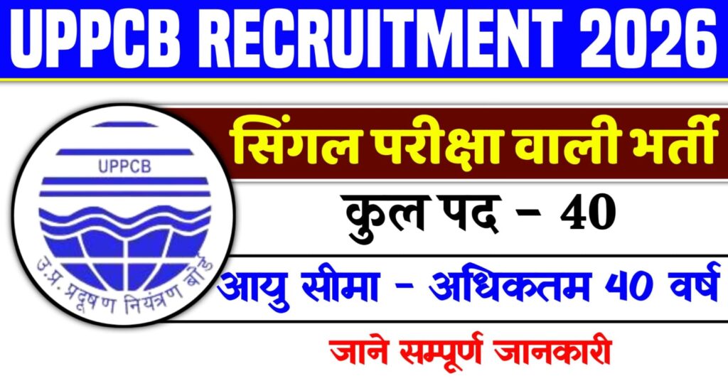 UPPCB Recruitment 2026