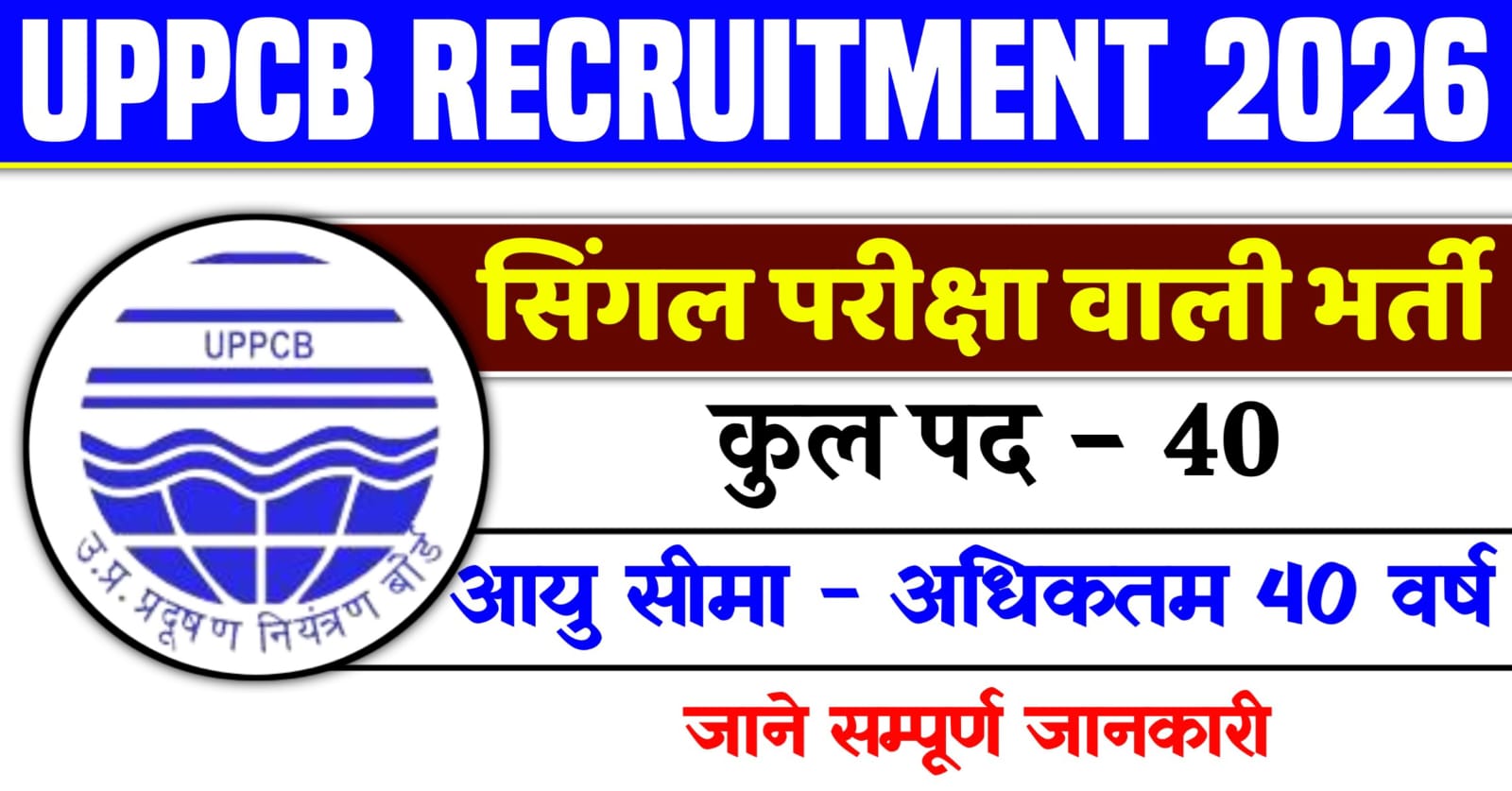 UPPCB Recruitment 2026